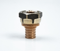 Переходник REHAU 63х2 3/8" с накидной гайкой RX+ под остаток