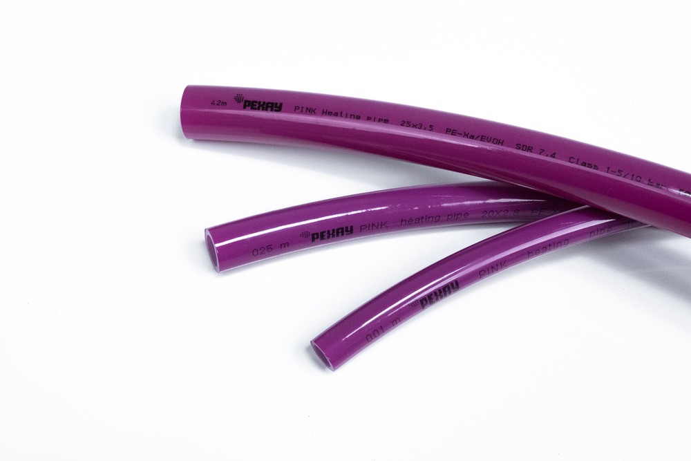 Труба РЕХАУ PINK 32х4,4 мм,   бухта 50 м