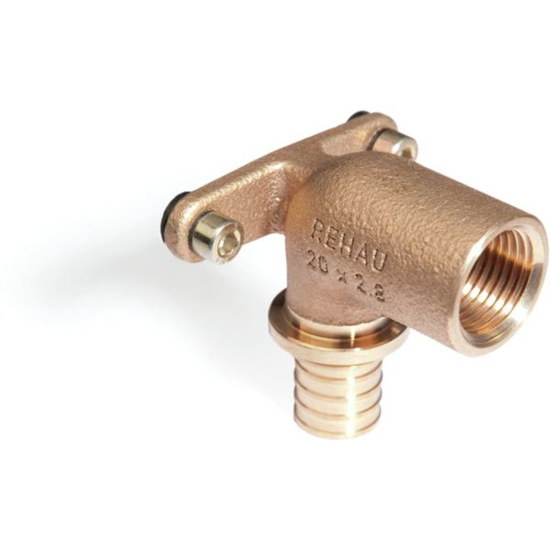 Угольник РЕХАУ наст.16x1/2  длинный RX+ бронза