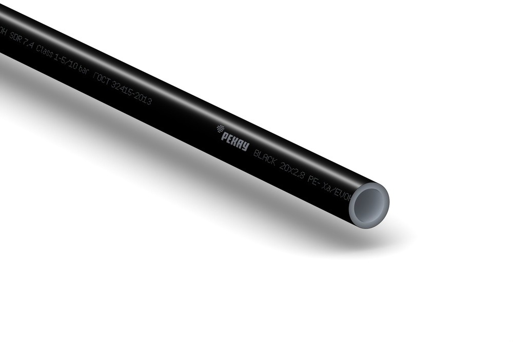 Труба РЕХАУ BLACK 20х2,8мм, бухта 180 м