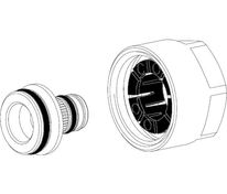 Резьбозажимное соединение РЕХАУ 17х2 для трубы Therm S