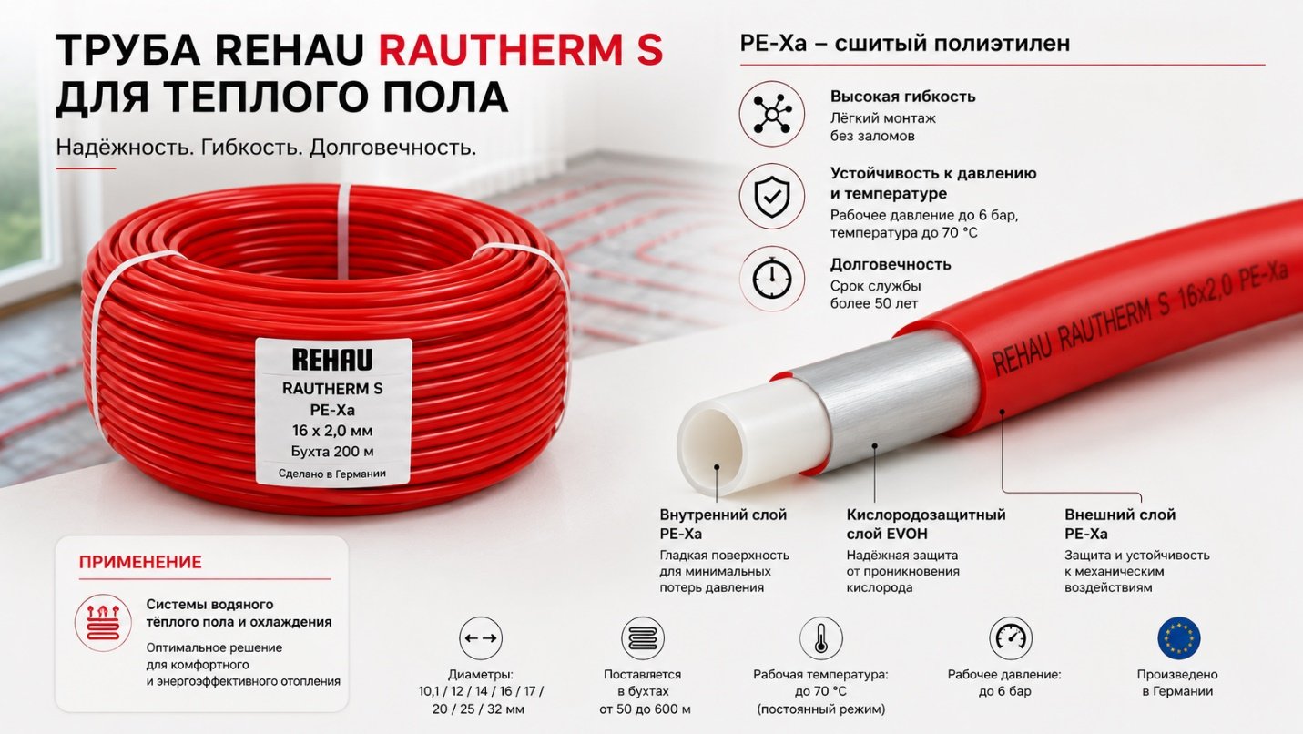 Труба РЕХАУ RAUTHERM S
